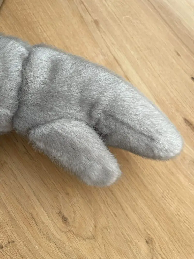 Grijze zachte handschoenen