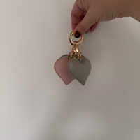 Sleutelhanger hart roze