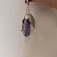 Sleutelhanger hart grijs