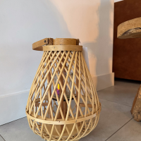 Bamboe Windlicht – natuurlijke rust in je werkruimte